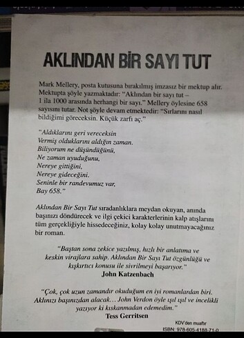  Aklından bir sayı tut