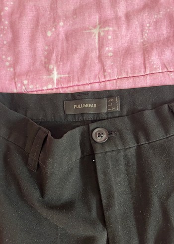 Pull and Bear Pull Bear Siyah Duz Pantolon