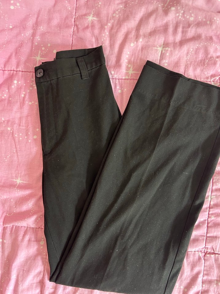 Pull&Bear Siyah Düz Pantolon — görsel 2/3