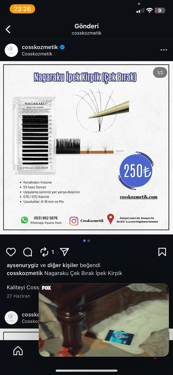 Nagaraku ipek kirpik ve yapıştırıcısı - Görsel 3