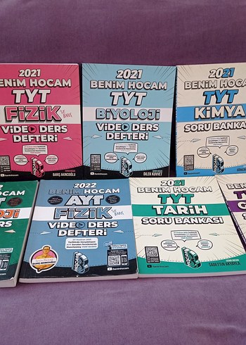 2021-2022 TYT ve AYT Soru Bankası ve Video Ders Defterleri