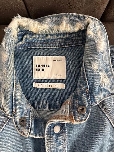 Zara Zara erkek kot gömlek