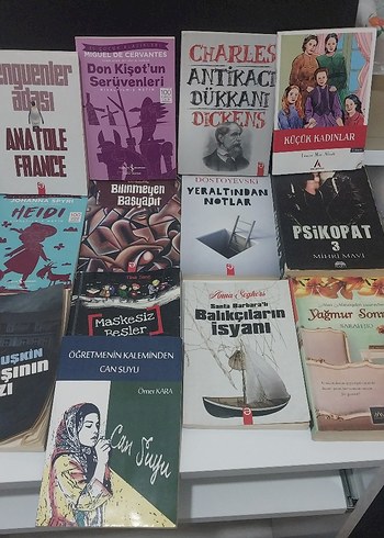 Çeşitli Yabancı Dil Kitapları Seti