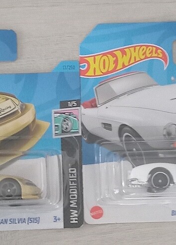 Hotwheels Bmw 507 ve Silvia s15 lot