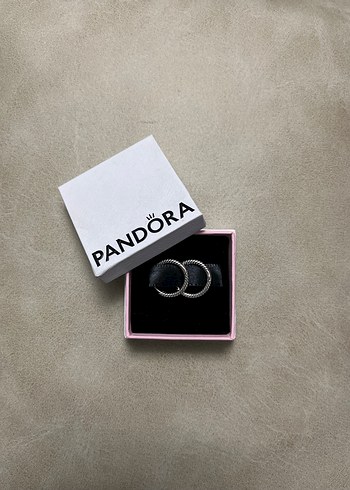 Pandora Moments Charm Halka Küpe 925 Ayar Gümüş