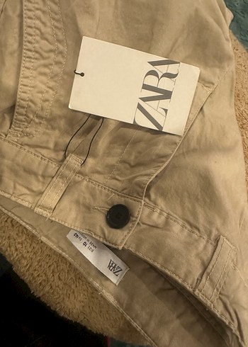 Bej Düğmeli Erkek Çocuk Keten Pantolon - Görsel 3