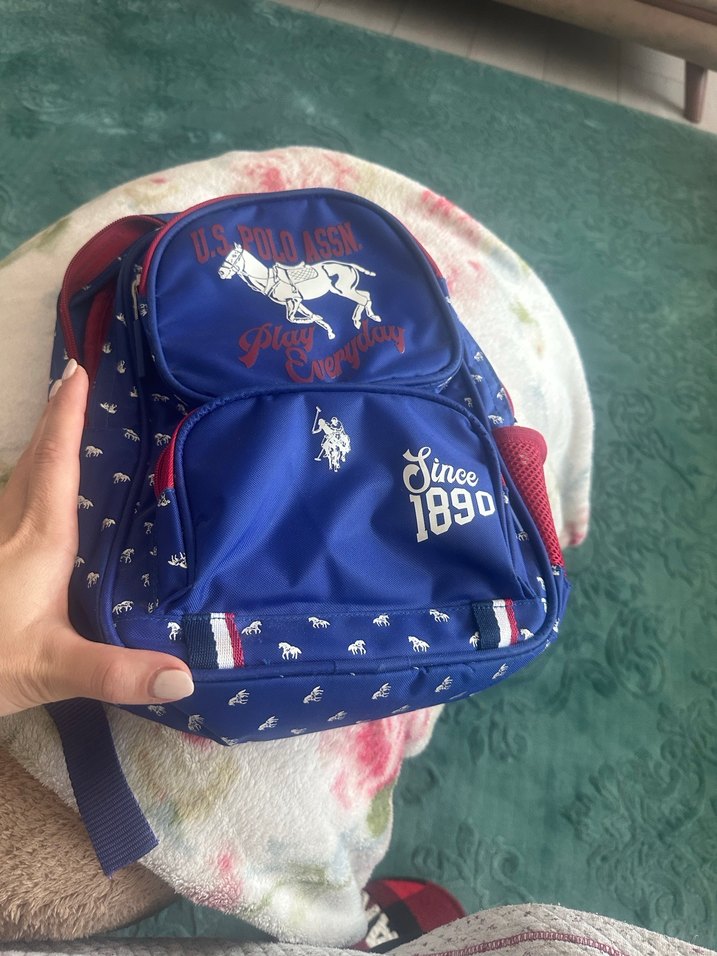 U.S. Polo Assn. Çocuk Okul Çantası Mavi - Görsel 2