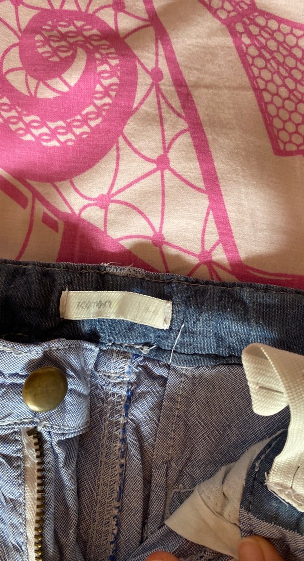 Gri Bağlama Desenli Erkek Denim Pantolon — görsel 2/3