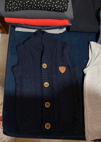 Gri Baskılı Kediler için Fermuarlı Sweatshirt - Görsel 3