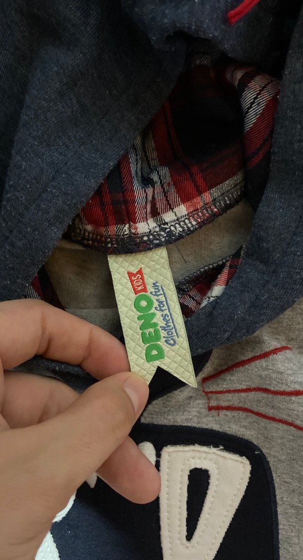 Gri Baskılı Kediler için Fermuarlı Sweatshirt — görsel 6/6