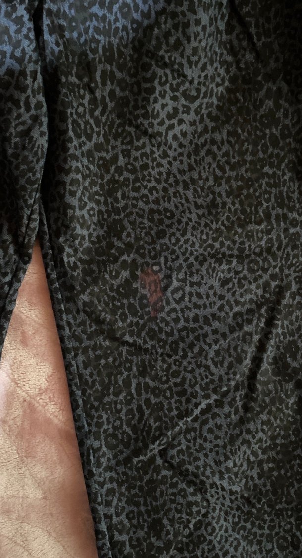 Şık Leopar Desenli Geniş Paça Pantolon — görsel 3/4