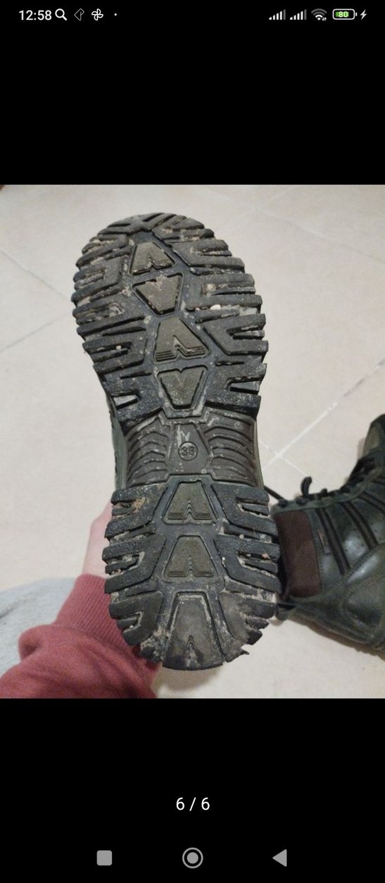 Kahverengi Kamuflaj Bağcıklı Biker Bot - Görsel 4