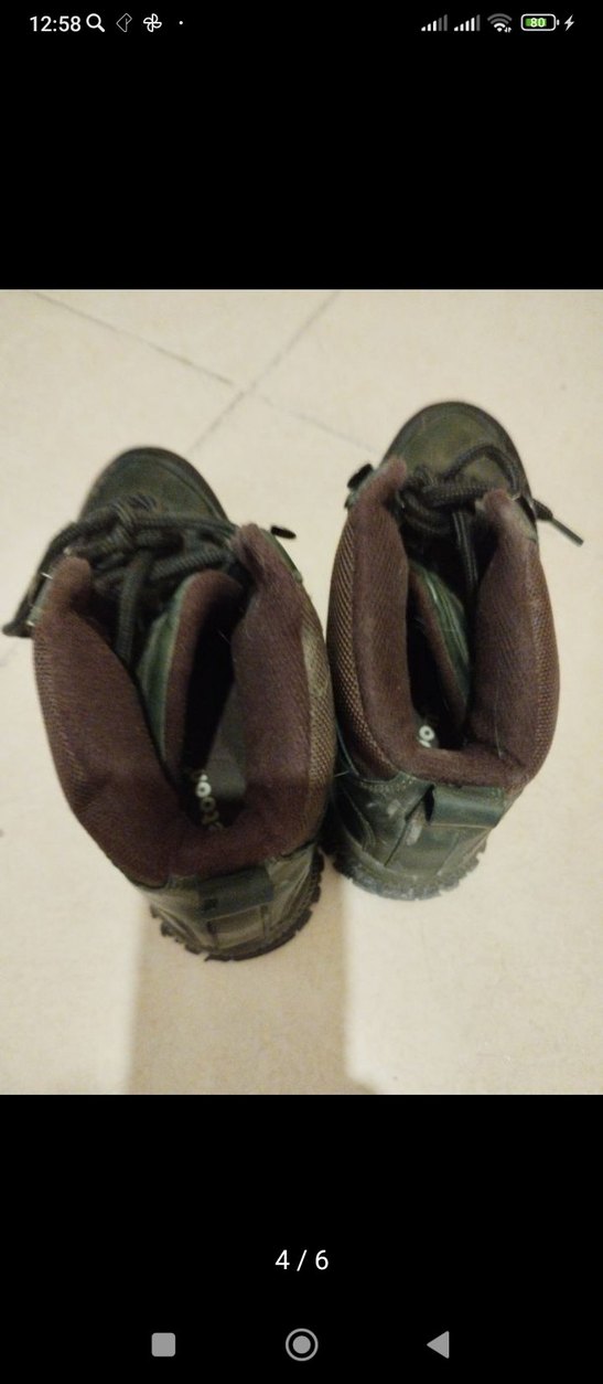 Kahverengi Kamuflaj Bağcıklı Biker Bot - Görsel 2