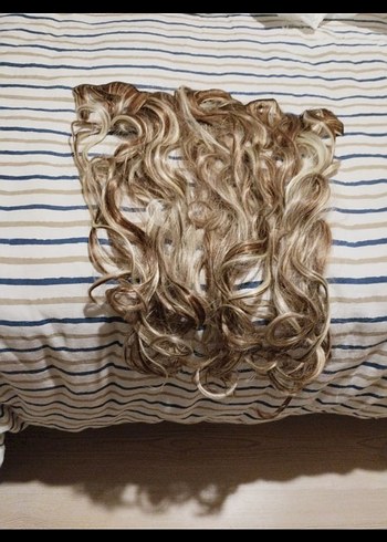 Bej Gri Dalgalı Elastik Saç Aksesuarı - Görsel 6