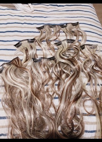 Bej Gri Dalgalı Elastik Saç Aksesuarı - Görsel 4