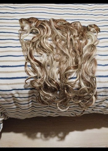 Bej Gri Dalgalı Elastik Saç Aksesuarı - Görsel 7