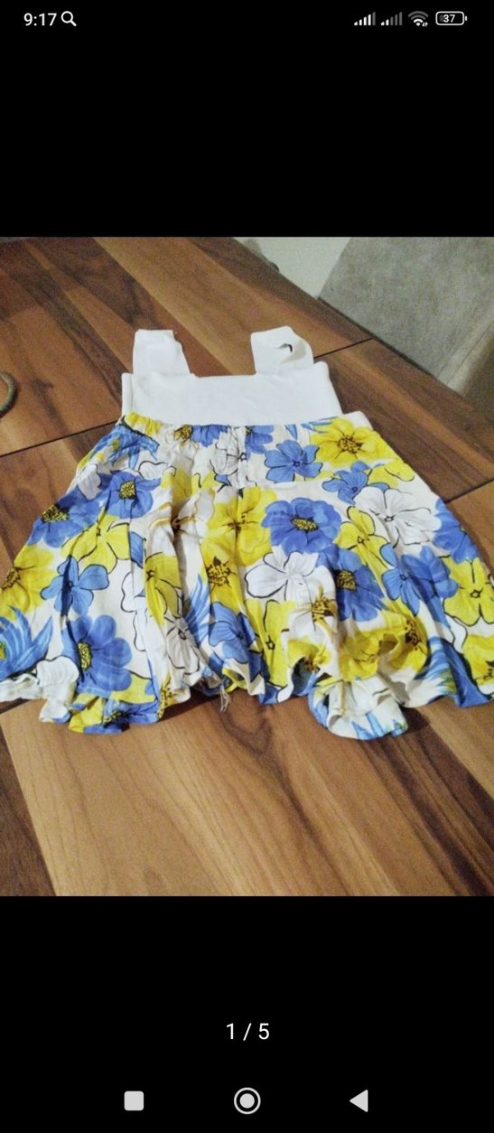 Renkli Çiçek Desenli Şortlu etek - Görsel 3