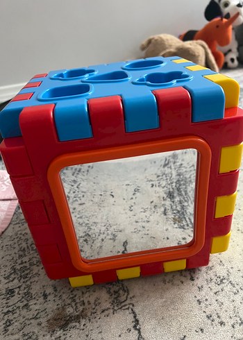 Beden Renk Dolu Oyuncak 2'si 1 Arada Eğitici Küp ve Puzzle