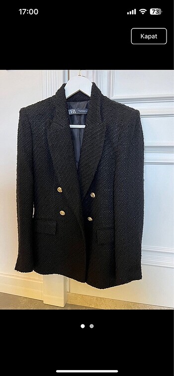 Zara ceket blazer