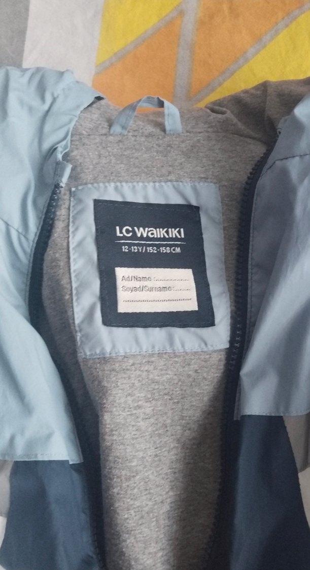 Gri Erkek cocuk Yağmurluk - Görsel 3