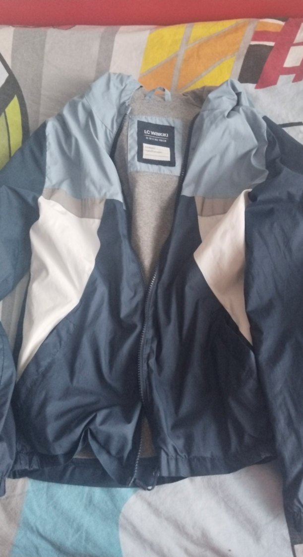 Gri Erkek cocuk Yağmurluk - Görsel 2