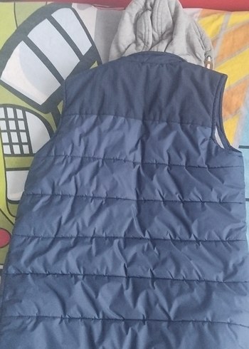 LC Waikiki Düğmeli Erkek Çocuk Mavi Yelek