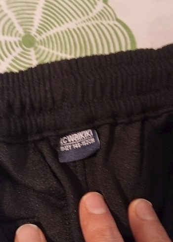 Erkek cocuk Siyah Spor Kumaş Pantolon - Görsel 2