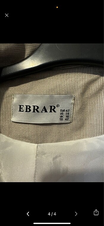 xl Beden gri Renk Blazer ceket
