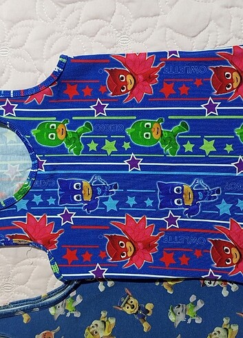 Çocuk temalı atlet 2 adet - Görsel 2