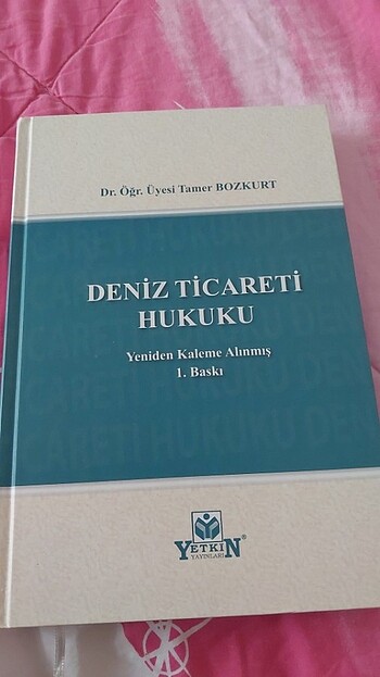 Deniz ticareti hukuku Tamer Bozkurt Yetkin Yayınları