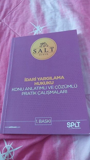 İdari yargılama hukuku konu anlatımı ve çözümü pratik çalışmalar