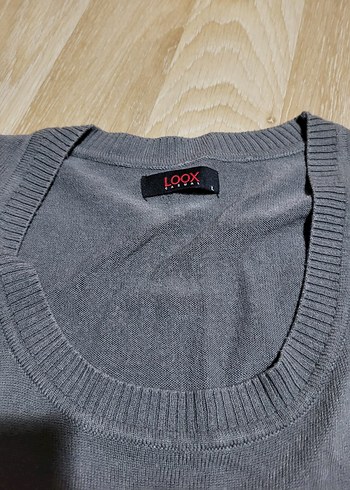 Gri Kadın Triko Kazak - Görsel 3