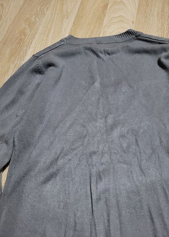 Gri Kadın Triko Kazak - Görsel 5