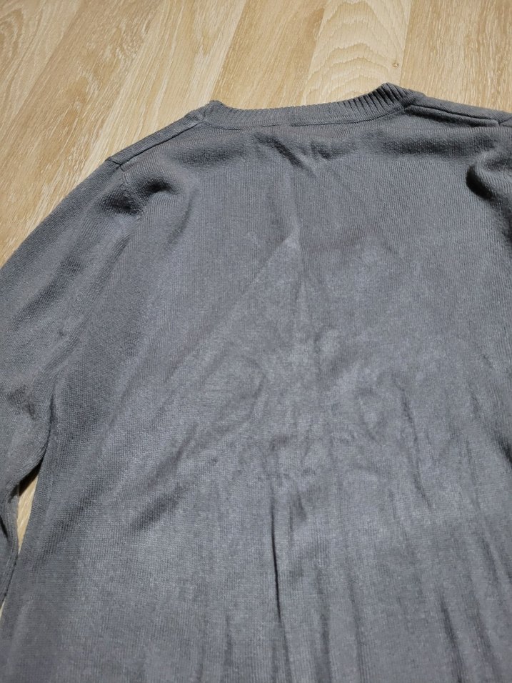 Gri Kadın Triko Kazak - Görsel 5