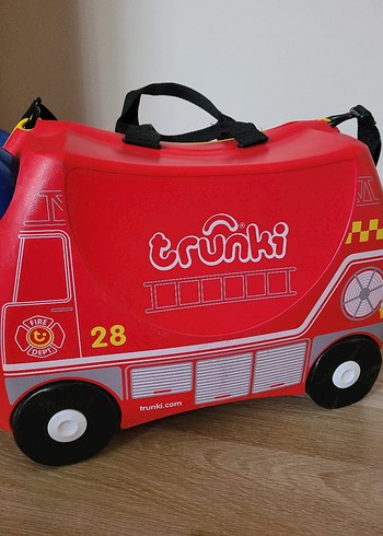Trunki Kırmızı İtfaiye Çocuk Valiz - Görsel 3