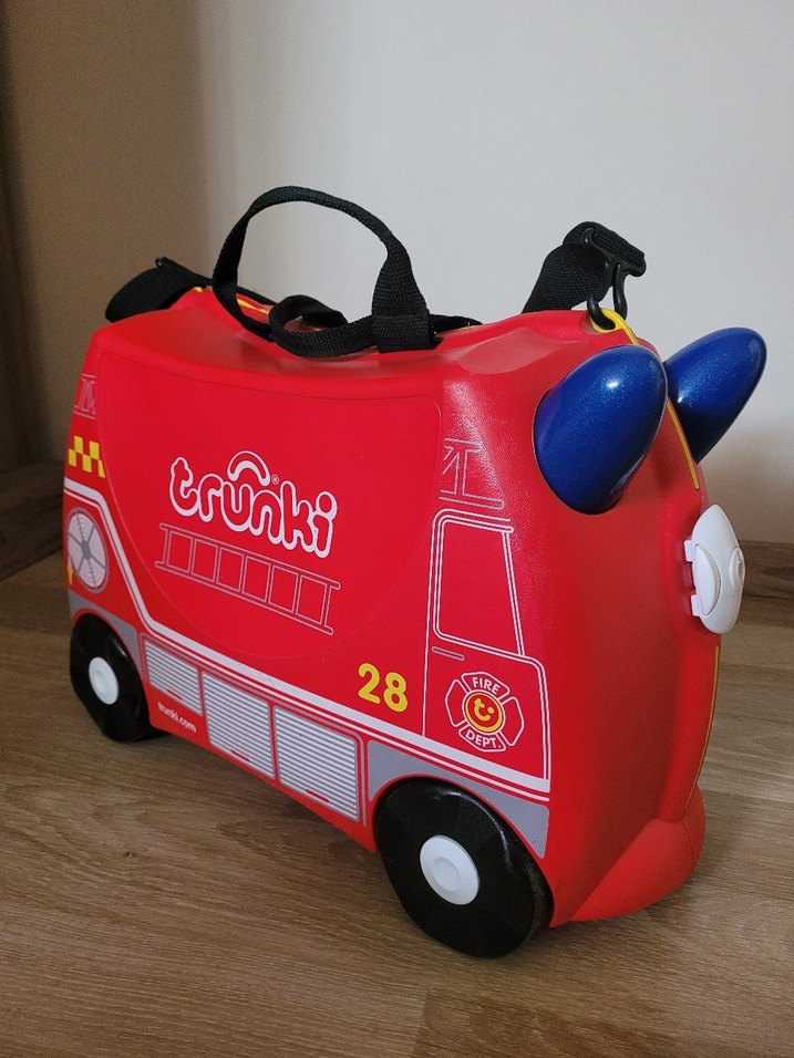 Trunki Kırmızı İtfaiye Çocuk Valiz - Görsel 2