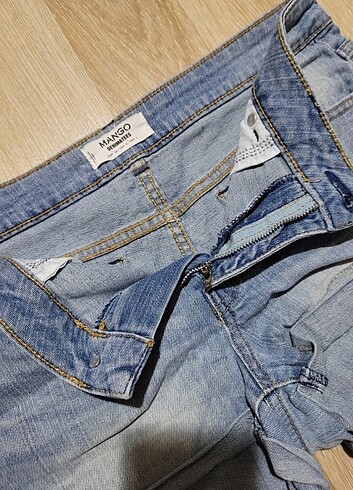 MANGO Denim /Kot Mini Şort Kadın - Görsel 4