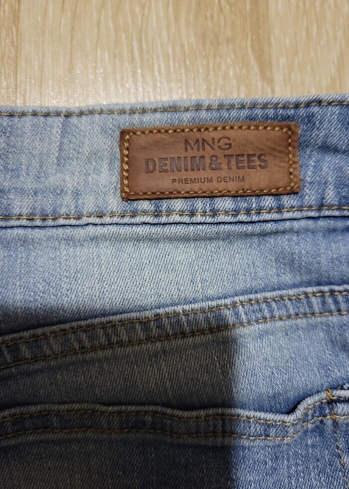 MANGO Denim /Kot Mini Şort Kadın - Görsel 5