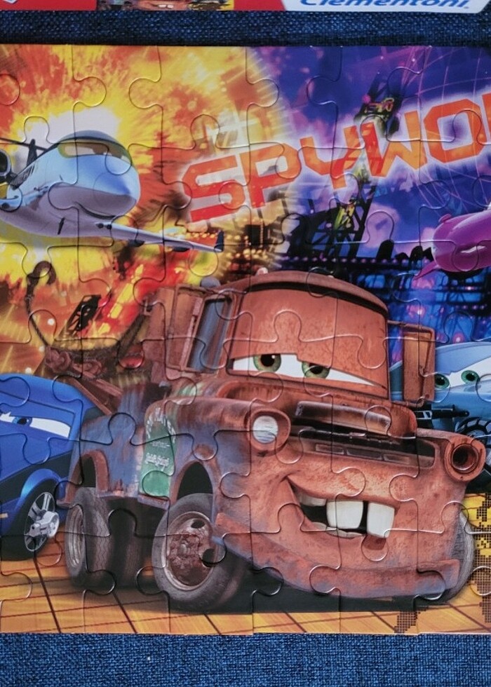 CLEMENTONİ Cars Puzzle/Yapboz - Görsel 3