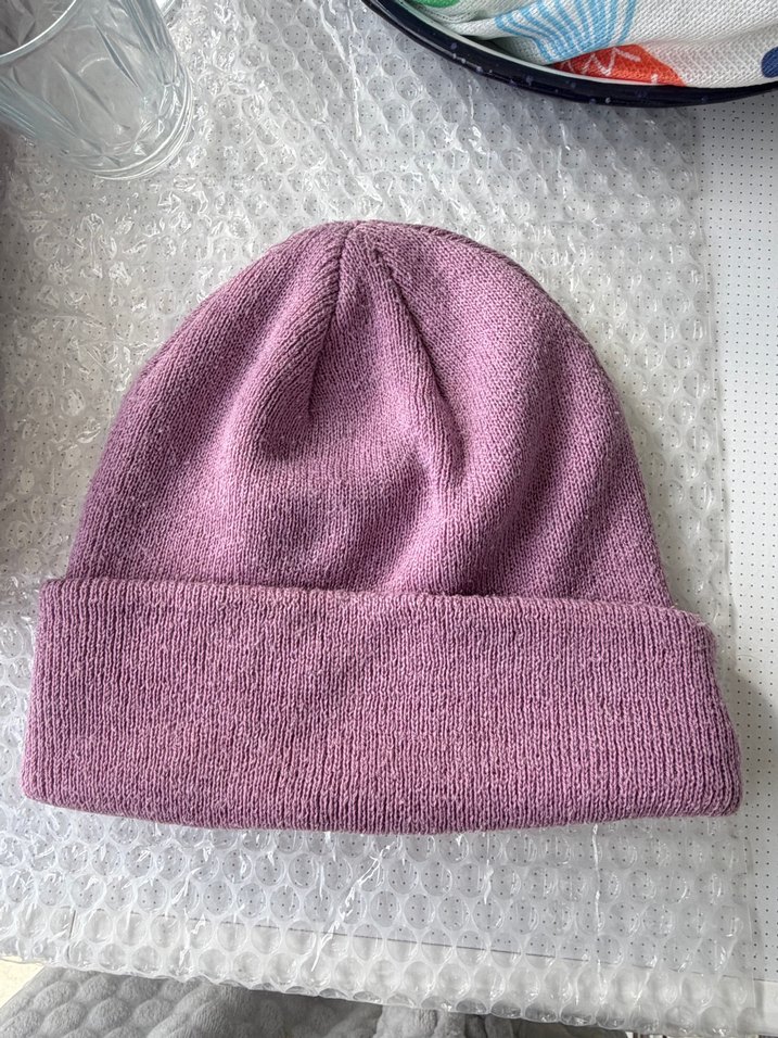 Mor Örgü Unisex Bere - Görsel 2