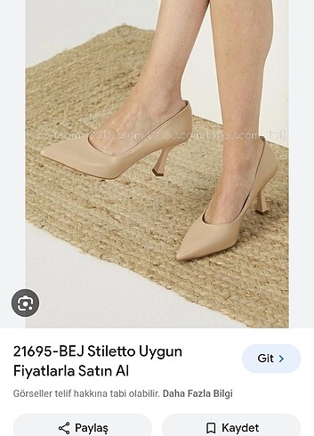 Stiletto topuklu ayakkabı