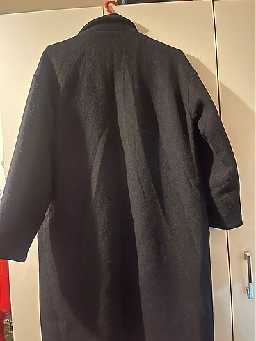 Zara Zara Siyah Oversize Kaban