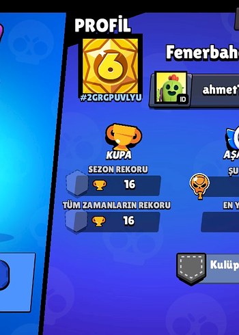brawl stars hesap
