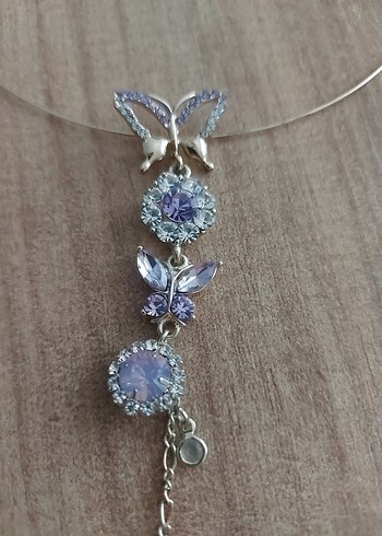 Zara Mor Nakışlı Boncuklu Bohem Kadın Kolye