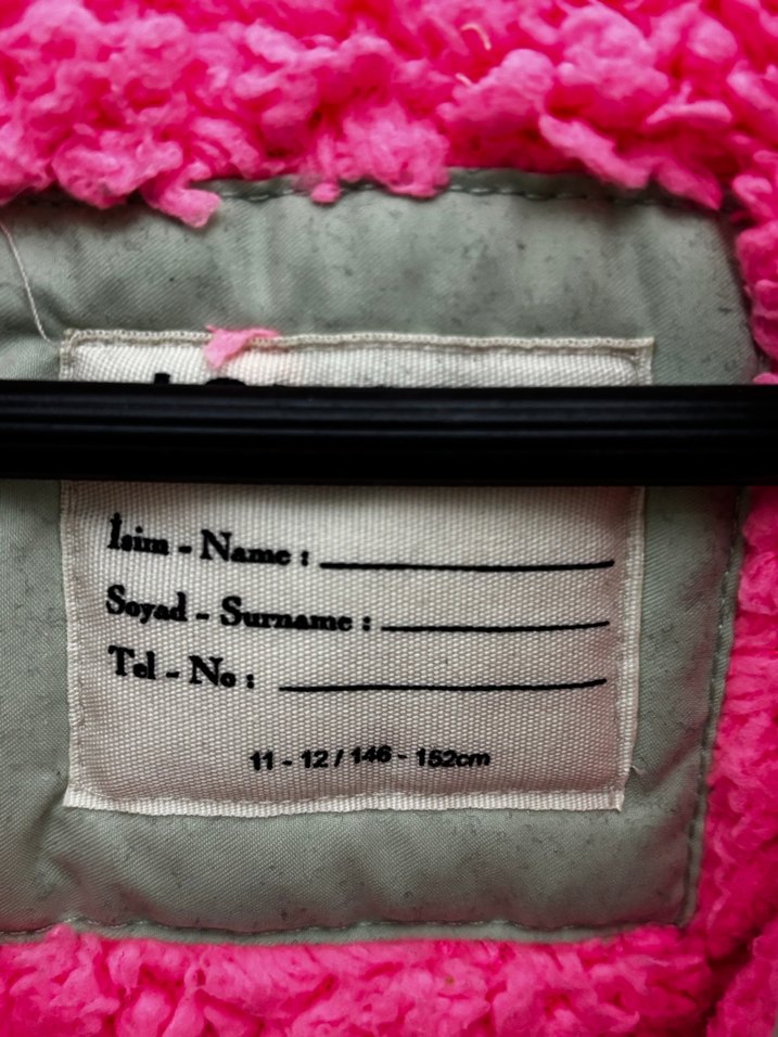 Kız Çocuk yeşil Kürk Detaylı kaban11 yaş - Görsel 2