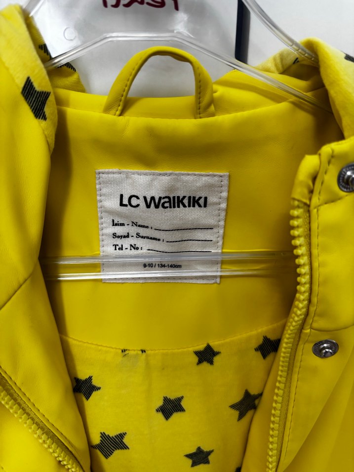 Sarı Kız Kalın Yağmurluk - Görsel 2