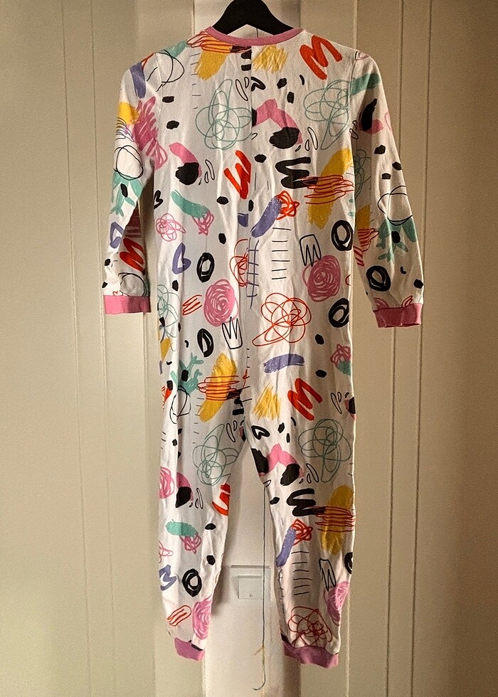 9 yaş kız çocuk tulum pijama - Görsel 2