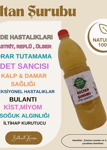 Sultan Şurubu Bitkisel Karışım 1L