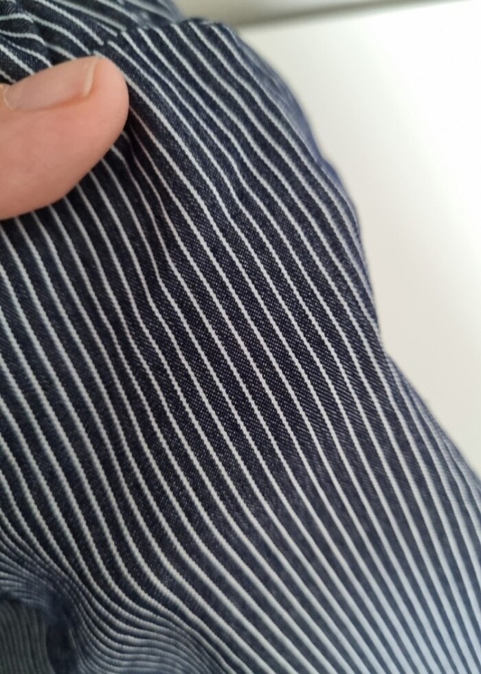 Cigit beli lastikli kumaş pantolon - Görsel 2