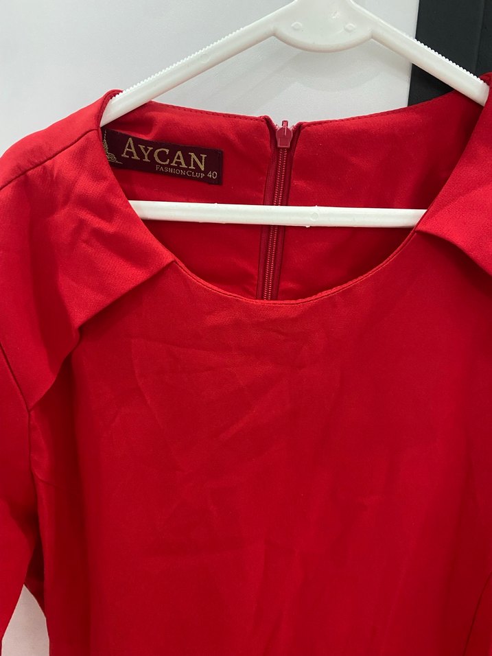 Arkası uzun elbise - Görsel 2